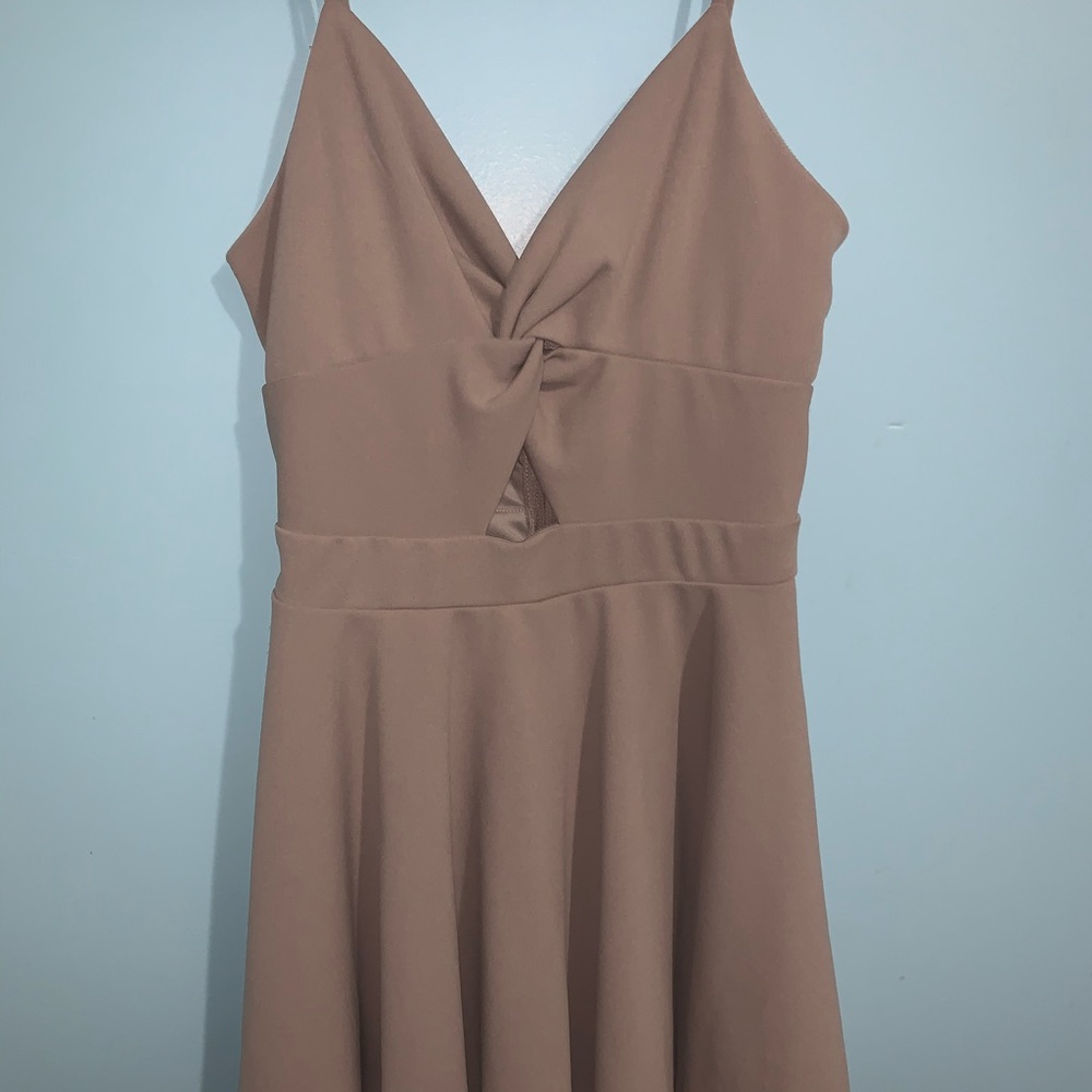 Knotted Silver-Grey Dress | From Von Maur